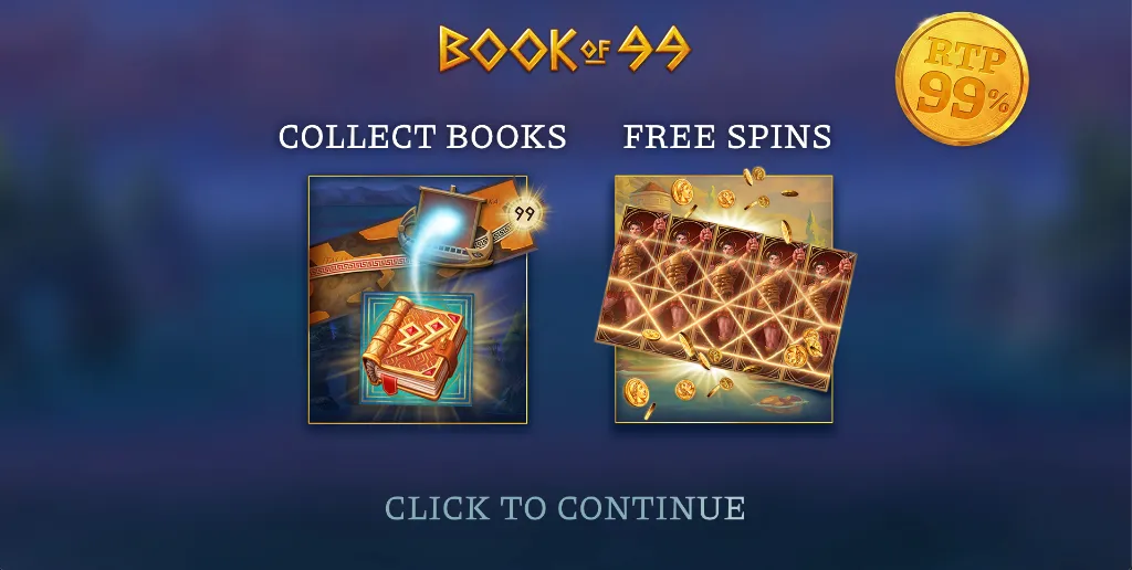 Μπόνους και δωρεάν περιστροφές στο Book Of 99